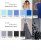 Креп стрейч Амузен 14-4122, 85 гр/м2, шир.150см, цвет голубой - купить в Первоуральске. Цена 148.37 руб.