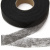 Прокладочная лента (паутинка) DF23, шир. 20 мм (боб. 100 м), цвет чёрный - купить в Первоуральске. Цена: 2.03 руб.