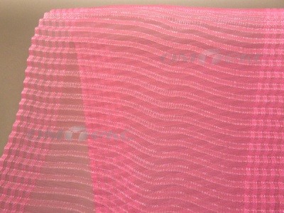 Лента капроновая "Гофре", шир. 110 мм/уп. 50 м, цвет розовый - купить в Первоуральске. Цена: 35.60 руб.