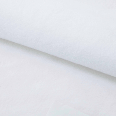 Флис DTY 240 г/м2, White/белый, 150 см (2,77м/кг) - купить в Первоуральске. Цена 640.46 руб.