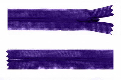 Молния потайная Т3 866, 20 см, капрон, цвет фиолетовый - купить в Первоуральске. Цена: 5.27 руб.