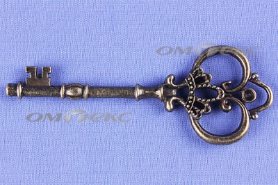 Декоративный элемент для творчества из металла "Ключ"8,5 см  - купить в Первоуральске. Цена: 26.66 руб.