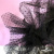 Евро-фатин горох, 100% полиэфир, 15 г/м2, 150 см. 16-167/черный - купить в Первоуральске. Цена 241.13 руб.