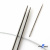 Спицы для вязания металлические d-2.5 мм круговые на тросике 53 см - купить в Первоуральске. Цена: 53.90 руб.