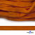 Шнур плетеный (плоский) d-12 мм, (уп.90+/-1м), 100% полиэстер, цв.267 - оранжевый - купить в Первоуральске. Цена: 8.62 руб.