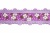 Тесьма декоративная 0385-6169, шир. 25 мм/уп. 22,8+/-1 м, цвет 01-фиолетовый - купить в Первоуральске. Цена: 387.43 руб.