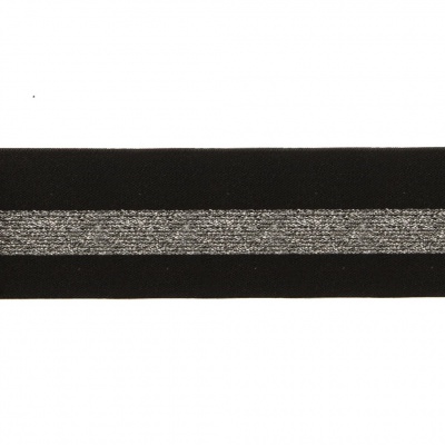 #2/6-Лента эластичная вязаная с рисунком шир.52 мм (45,7+/-0,5 м/бобина) - купить в Первоуральске. Цена: 69.33 руб.
