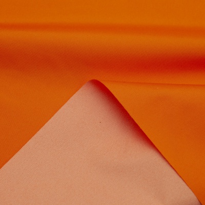 Курточная ткань Дюэл (дюспо) 16-1359, PU/WR/Milky, 80 гр/м2, шир.150см, цвет оранжевый - купить в Первоуральске. Цена 141.80 руб.