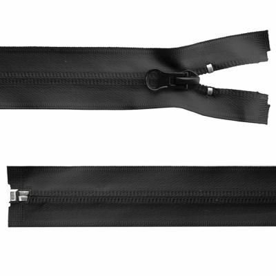 Молния водонепроницаемая PVC Т-7, 100 см, разъемная, цвет чёрный - купить в Первоуральске. Цена: 61.89 руб.