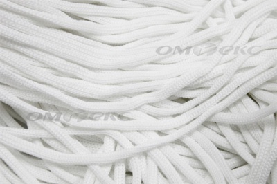 Шнур Т-02 (4с2) мелкое плетение 4мм 100 м белый - купить в Первоуральске. Цена: 2.50 руб.