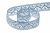 Тесьма кружевная 0621-1346А, шир. 13 мм/уп. 20+/-1 м, цвет 132-голубой - купить в Первоуральске. Цена: 569.26 руб.
