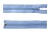 Спиральная молния Т5 351, 75 см, автомат, цвет св.голубой - купить в Первоуральске. Цена: 16.28 руб.