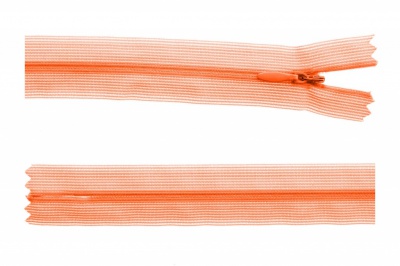 Молния потайная Т3 849, 50 см, капрон, цвет оранжевый - купить в Первоуральске. Цена: 8.87 руб.