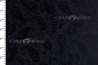 Ткань подкладочная жаккард Р14098, чёрный, 85 г/м2, шир. 150 см, 230T - купить в Первоуральске. Цена 166.45 руб.