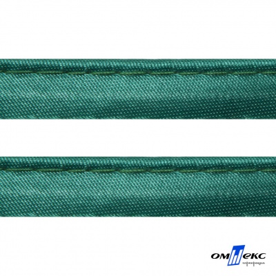 Кант атласный 140, шир. 12 мм (в упак. 65,8 м), цвет т.зелёный - купить в Первоуральске. Цена: 237.16 руб.