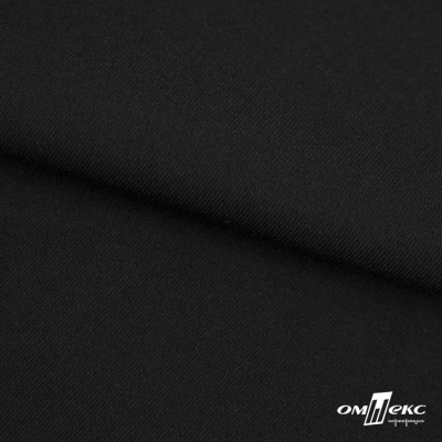 Ткань костюмная "Матте" 80% P, 16% R, 4% S, 170 г/м2, шир.150 см, цв-черный #1 - купить в Первоуральске. Цена 372.90 руб.