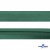 Косая бейка атласная "Омтекс" 15 мм х 132 м, цв. 056 темный зеленый - купить в Первоуральске. Цена: 225.81 руб.