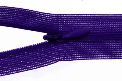 Молния потайная Т3 866, 50 см, капрон, цвет фиолетовый - купить в Первоуральске. Цена: 8.62 руб.