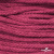 Шнур плетеный d-6 мм, 70% хлопок 30% полиэстер, уп.90+/-1 м, цв.1068-фуксия - купить в Первоуральске. Цена: 588 руб.