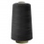 Швейные нитки (армированные) 28S/2, нам. 2 500 м, цвет чёрный - купить в Первоуральске. Цена: 139.91 руб.