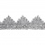 Тесьма металлизированная 0384-0240, шир. 40 мм/уп. 25+/-1 м, цвет серебро - купить в Первоуральске. Цена: 490.74 руб.