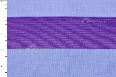 Окантовочная тесьма №0225, шир. 22 мм (в упак. 100 м), цвет фиолет - купить в Первоуральске. Цена: 271.60 руб.