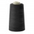 Нитки швейные 100% полиэстер 40/2, (3200 ярд), первый сорт, черные - купить в Первоуральске. Цена: 86.79 руб.