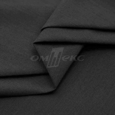 Сорочечная ткань "Ассет", 120 гр/м2, шир.150см, цвет чёрный - купить в Первоуральске. Цена 248.87 руб.