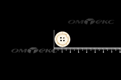 Пуговица деревянная круглая №33 (18мм) - купить в Первоуральске. Цена: 2.55 руб.