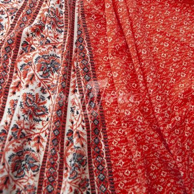 Плательная ткань "Фламенко" 24.1, 80 гр/м2, шир.150 см, принт этнический - купить в Первоуральске. Цена 241.49 руб.
