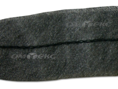 WS7225-прокладочная лента усиленная швом для подгиба 30мм-графит (50м) - купить в Первоуральске. Цена: 16.97 руб.