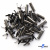 06032-Наконечник для шнура металл, отв. 4 мм, цв. тём.никель - купить в Первоуральске. Цена: 9.60 руб.