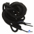 Шнурки #106-09, круглые 130 см, цв.чёрный - купить в Первоуральске. Цена: 21.92 руб.