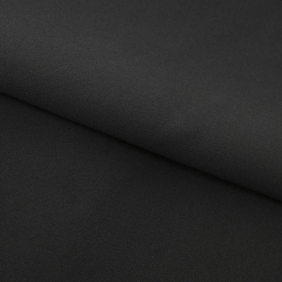 Костюмная ткань "Элис", 200 гр/м2, шир.150см, цвет чёрный - купить в Первоуральске. Цена 306.20 руб.