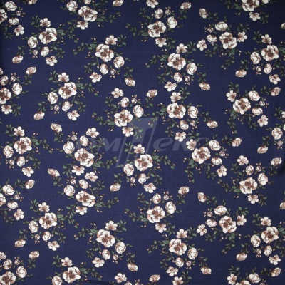 Плательная ткань "Фламенко" 3.2, 80 гр/м2, шир.150 см, принт растительный - купить в Первоуральске. Цена 239.03 руб.