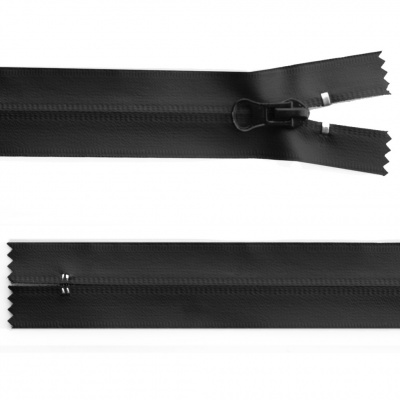 Молния водонепроницаемая PVC Т-7, 20 см, неразъемная, цвет чёрный - купить в Первоуральске. Цена: 21.56 руб.
