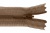 Молния потайная Т3 294, 50 см, капрон, цвет коричневый - купить в Первоуральске. Цена: 6.90 руб.