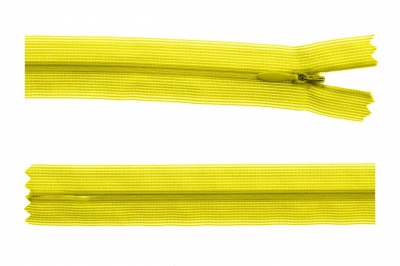 Молния потайная Т3 131, 20 см, капрон, цвет жёлтый - купить в Первоуральске. Цена: 5.12 руб.