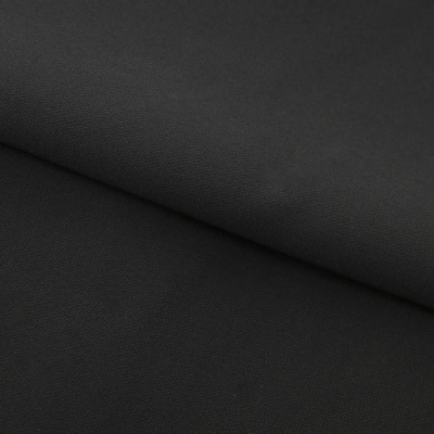 Костюмная ткань "Элис", 220 гр/м2, шир.150 см, цвет чёрный - купить в Первоуральске. Цена 308 руб.