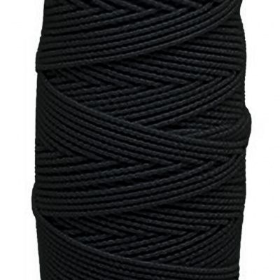 Нитка - резинка Спандекс 25 м (уп-10шт)-чёрные - купить в Первоуральске. Цена: 36.02 руб.