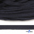 Шнур плетеный d-8 мм плоский, 70% хлопок 30% полиэстер, уп.85+/-1 м, цв.1010-т.синий - купить в Первоуральске. Цена: 735 руб.