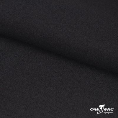 Трикотажное полотно "Монне" 100% полиэстр, 152см, 350 г/м2, чёрный, м - купить в Первоуральске. Цена 385 руб.