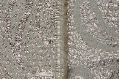 Ткань костюмная жаккард, 135 гр/м2, шир.150см, цвет белый№19 - купить в Первоуральске. Цена 441.94 руб.
