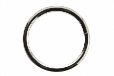 Кольцо металлическое d-38 мм, цв.-никель - купить в Первоуральске. Цена: 4.89 руб.