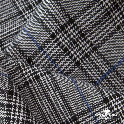 Ткань костюмная "Клер" 80% P, 16% R, 4% S, 200 г/м2, шир.150 см,#3 цв-серый/синий - купить в Первоуральске. Цена 412.02 руб.
