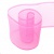 Лента капроновая, шир. 80 мм/уп. 25 м, цвет розовый - купить в Первоуральске. Цена: 19.77 руб.