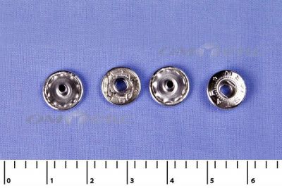 Кнопки металл Ф-12,5 (1440 +/-20 шт) "альфа" никель с рисунком - купить в Первоуральске. Цена: 2 853.69 руб.