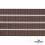 Репсовая лента 005, шир. 6 мм/уп. 50+/-1 м, цвет коричневый - купить в Первоуральске. Цена: 88.45 руб.