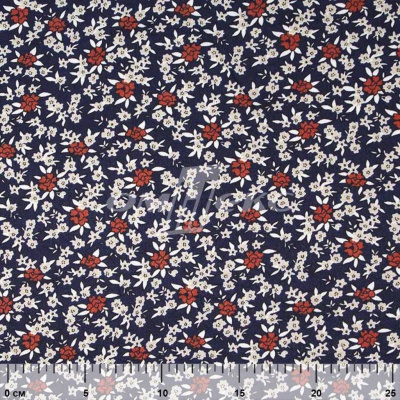 Плательная ткань "Фламенко" 7.2, 80 гр/м2, шир.150 см, принт растительный - купить в Первоуральске. Цена 239.03 руб.
