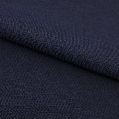 Ткань костюмная 26150 2009, 214 гр/м2, шир.150см, цвет т.синий - купить в Первоуральске. Цена 358.58 руб.